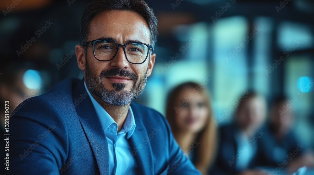 Confident Businessman Portrait: A Professional and Successful Man Confident Businessman Portrait: A Professional and Successful Man