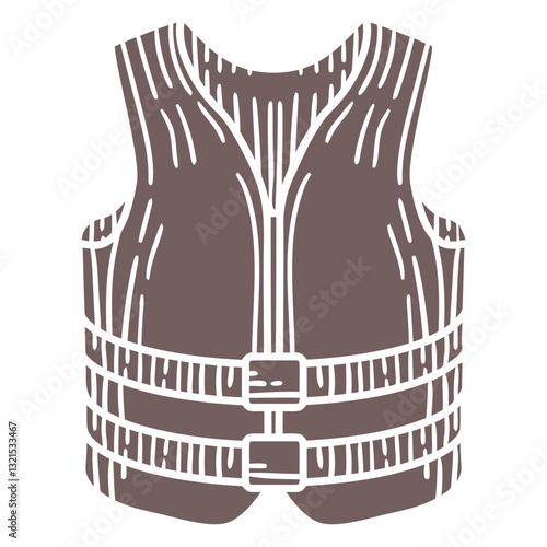  life saver vest cut out.