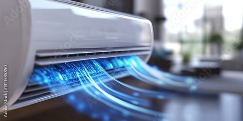 Modern Air Conditioner: Cool Breeze, Home Comfort