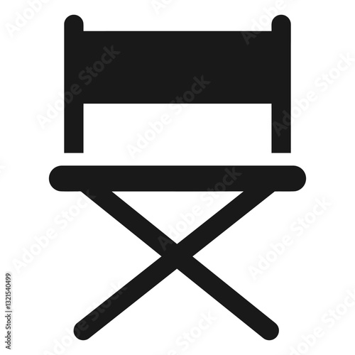 directors chair black.