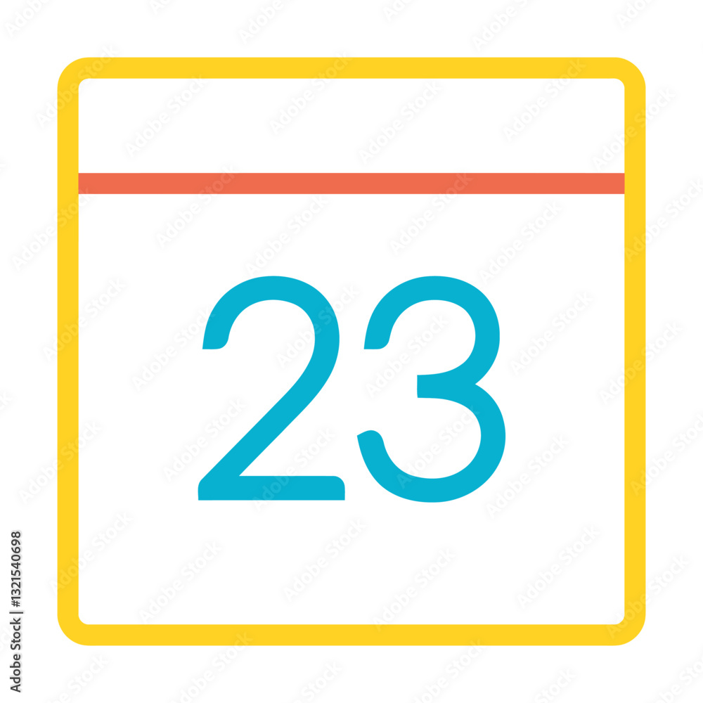 colorful calendar date icon. colorful calendar date icon.