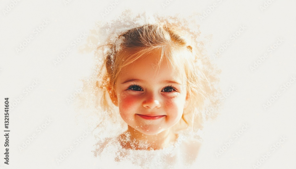 Portrait of a smiling girl Portrait of a smiling girl
