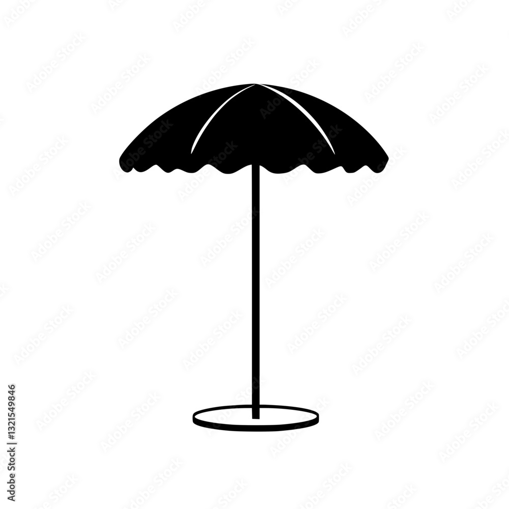 Coastal Umbrella stand, furniture vector art, interior design Coastal Umbrella stand, furniture vector art, interior design