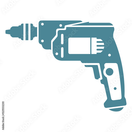 cordless drill blue.