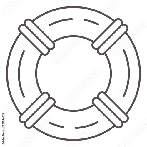 normal rounded lifesaver stroke.