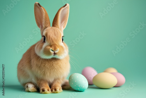 Wallpaper Mural easter bunny with eggs Torontodigital.ca