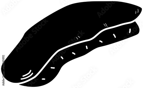 salmon illustration seafood silhouette fish logo food icon restaurant outline sushi japanese seaweed rice traditional japan asian gourmet nori shape chopsticks vector graphic background