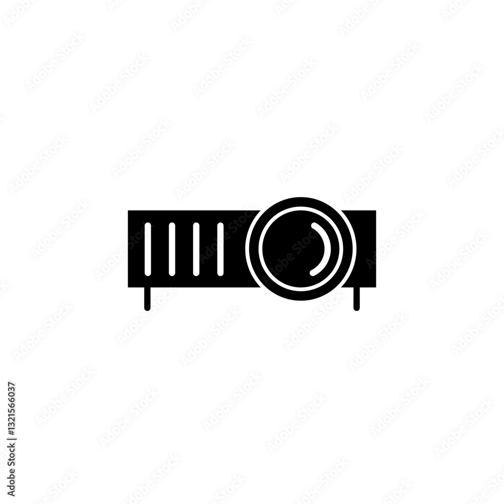 Projector glyph icon Projector glyph icon