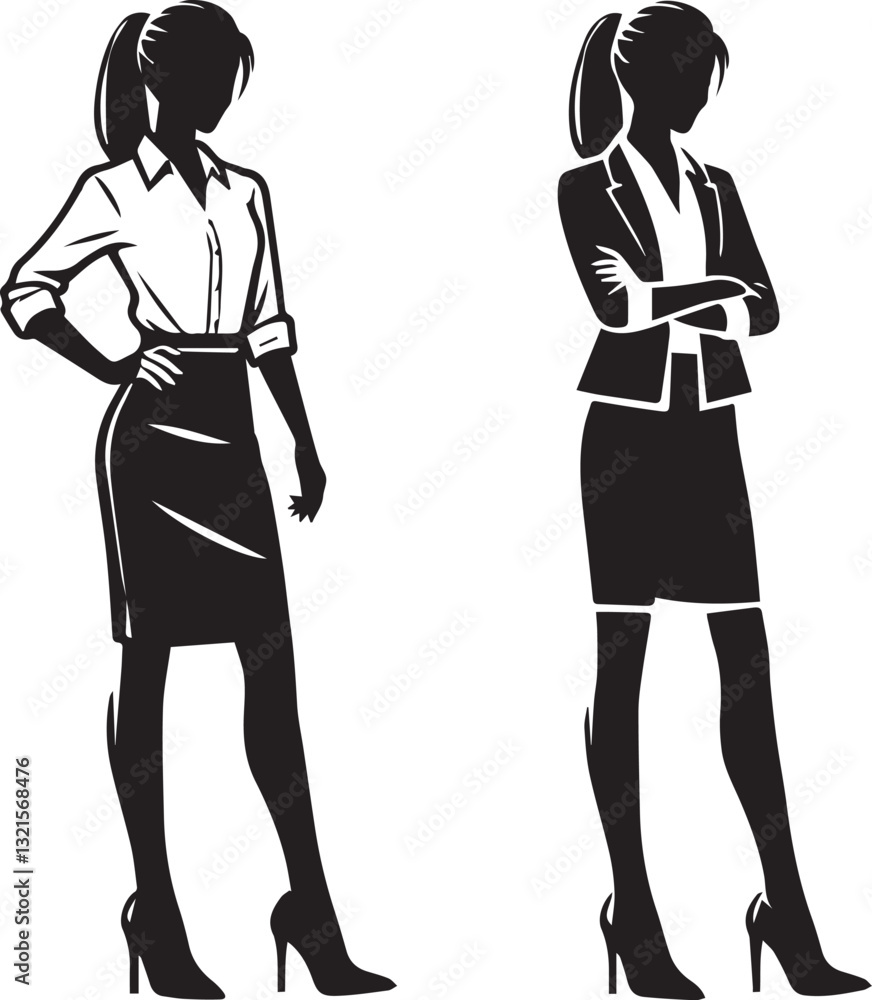 business women in office, Businesswoman silhouette vector, Woman and bag vector illustration, Woman logo vector, Woman silhouette vector isolated on white background business women in office, Businesswoman silhouette vector, Woman and bag vector illustration, Woman logo vector, Woman silhouette vector isolated on white background