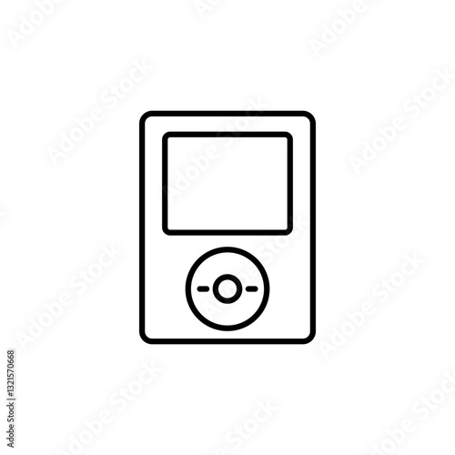Ipod line icon