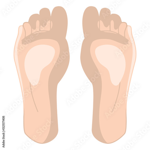 feet massage icon.