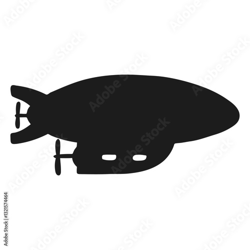 airship right facing.