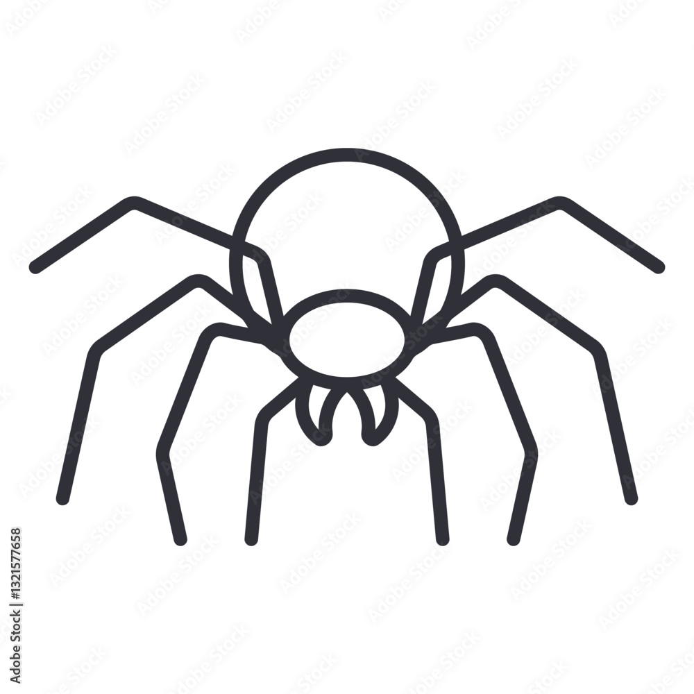 frontal spider geometric stroke frontal spider geometric stroke