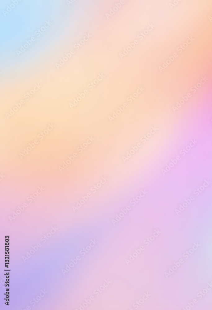 A gradient of pastel colors blending smoothly, soft and dreamy aesthetic A gradient of pastel colors blending smoothly, soft and dreamy aesthetic