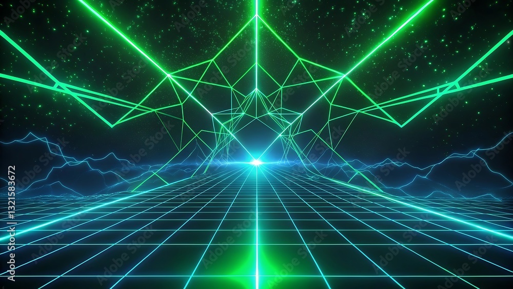 Obraz premium Futuristic Glow