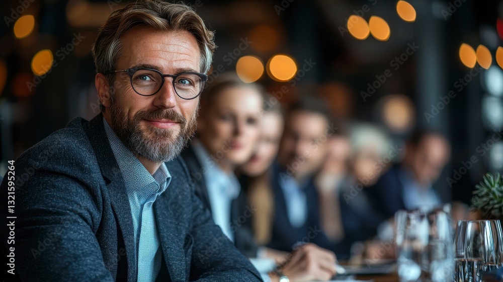 Business Analyst Explaining Strategies in Modern Office Environment with Colleagues Business Analyst Explaining Strategies in Modern Office Environment with Colleagues
