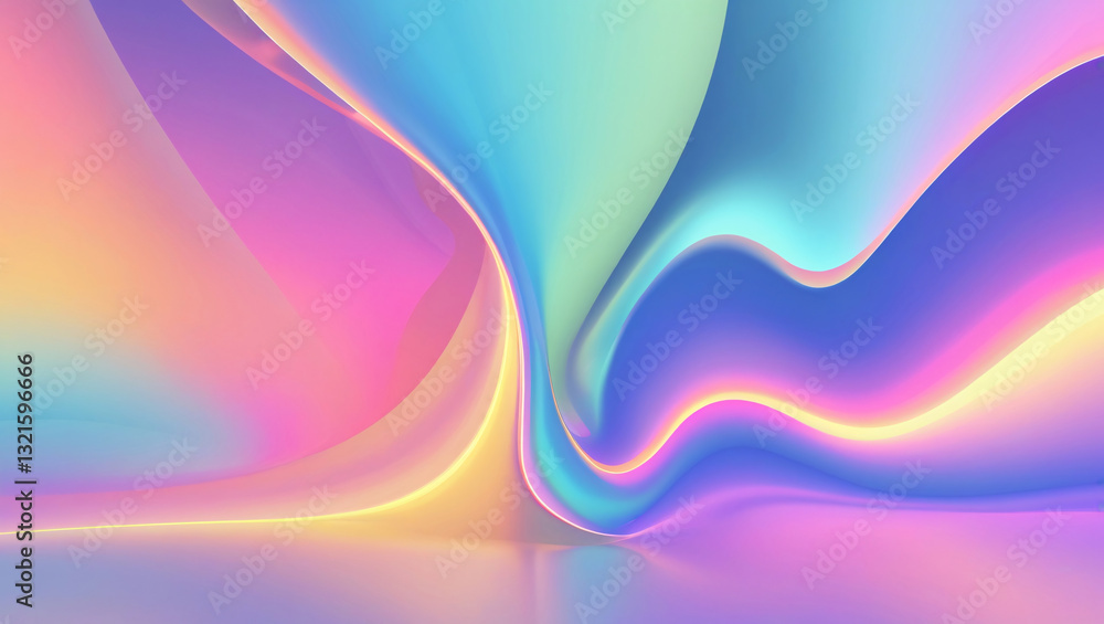 Fototapeta premium Futuristic Digital Gradient Background with Smooth Blending for App and Web Design