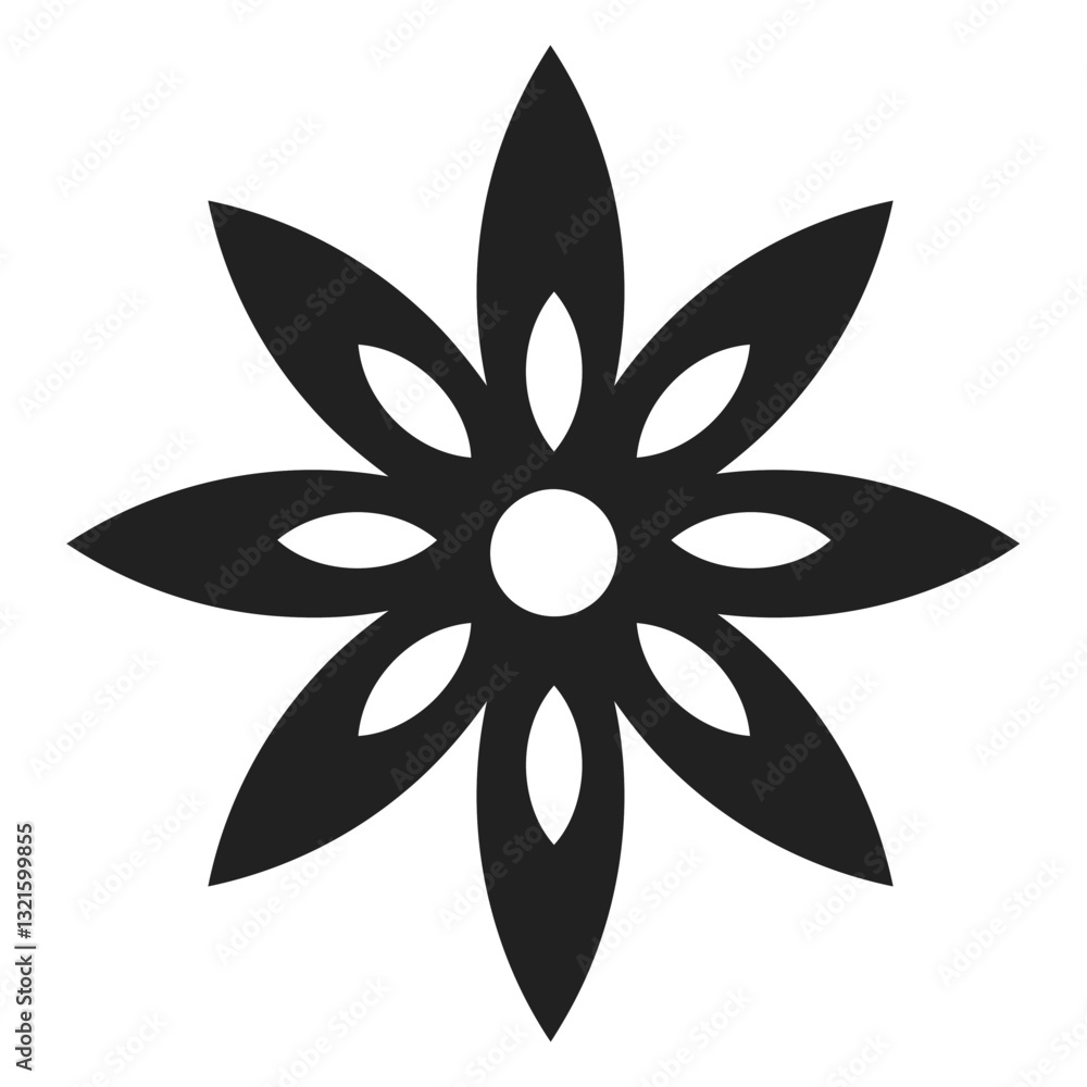 clematis flower icon clematis flower icon