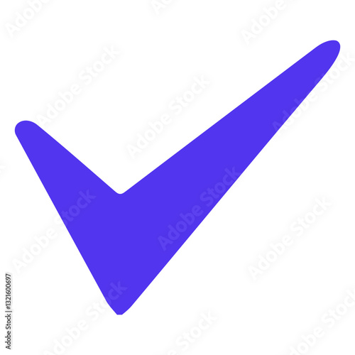 Free Download violet check mark - GFXLoad