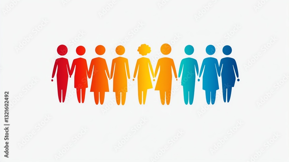 Infographicstyle colorful segmented circles, human icons in each segment, symbolizing different market groups, professional marketing design, clear, modern aesthetics Infographicstyle colorful segmented circles, human icons in each segment, symbolizing different market groups, professional marketing design, clear, modern aesthetics