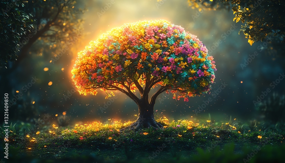 A vibrant A vibrant