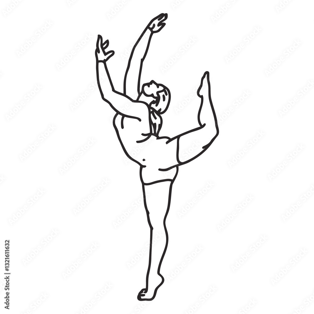 professional dancer stroke girl. professional dancer stroke girl.