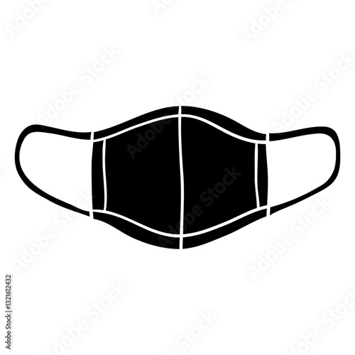 reusable facemask black.