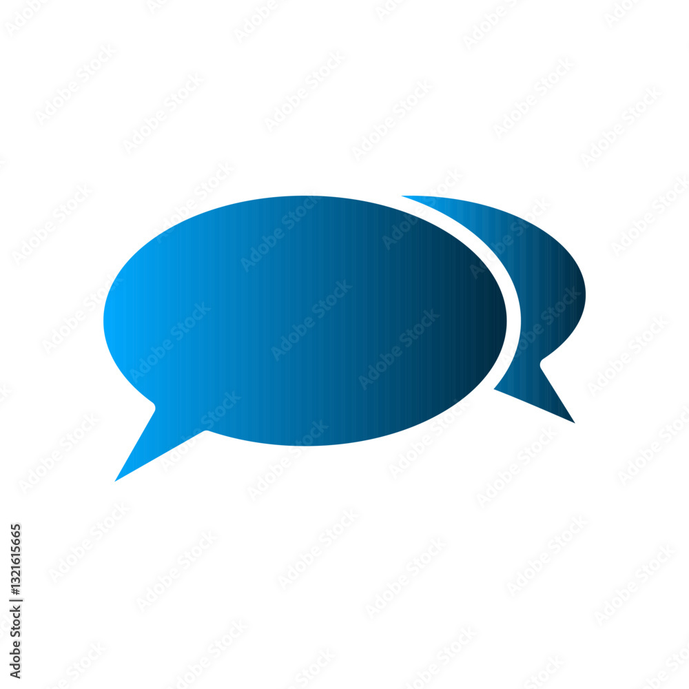 Bubble speech icon design template Bubble speech icon design template