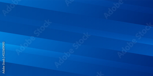 Abstract blue background with glowing geometric lines. Modern blue gradient square shape design. Futuristic technology concept. Suit for brochure,