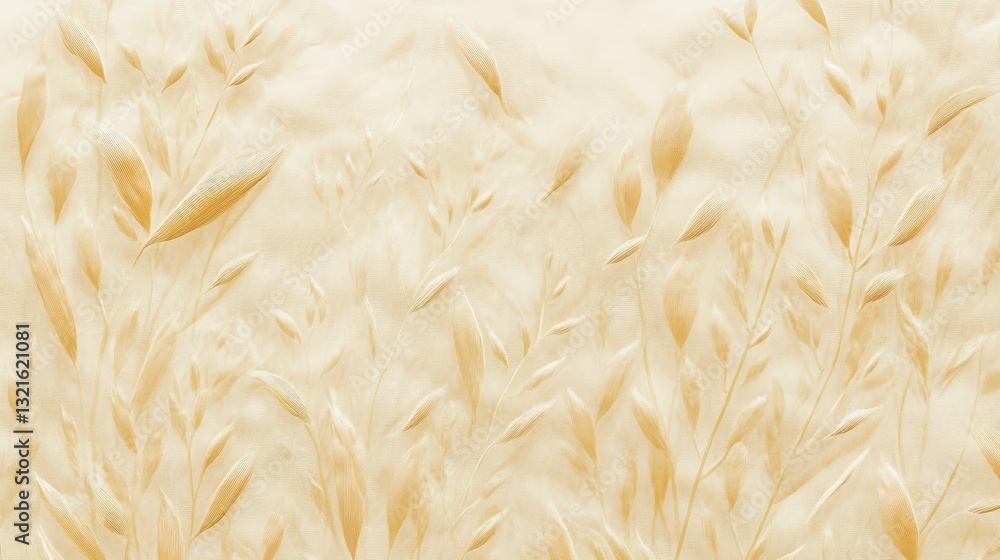 Elegant Beige Golden Floral Pattern Wallpaper Design Elegant Beige Golden Floral Pattern Wallpaper Design