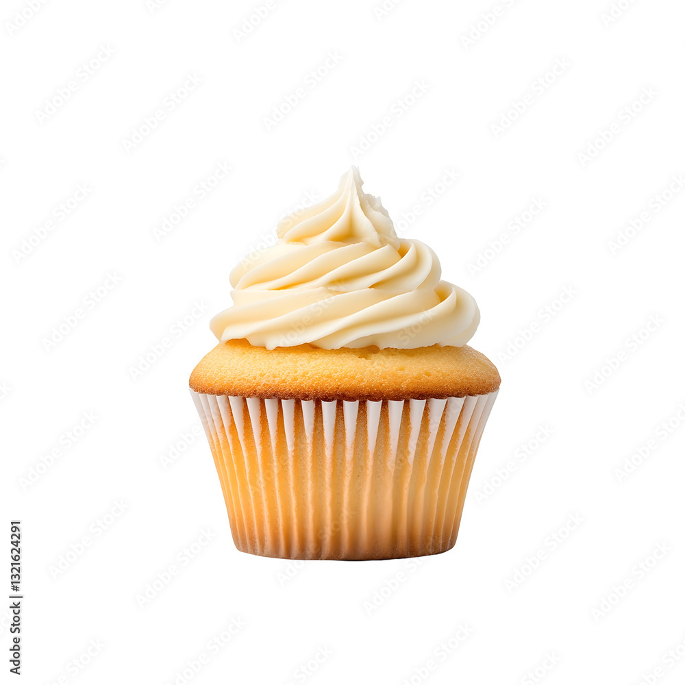 Delectable Vanilla Cupcake with Creamy Buttercream Frosting Delectable Vanilla Cupcake with Creamy Buttercream Frosting