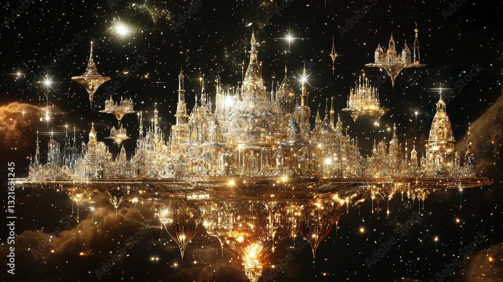 Fototapeta premium Celestial Crystal Palace