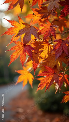Vibrant Autumn Maple Leaves Isolated on Transparent Background for Seasonal Marketing and Cozy Home Decor