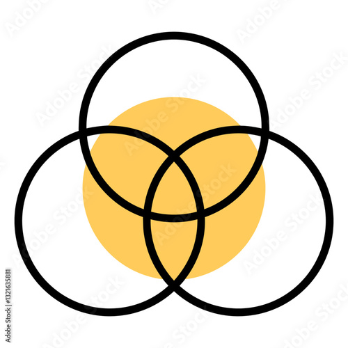circle three interlacing stroke.eps