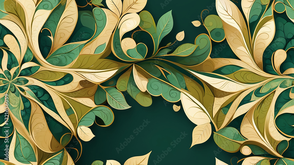 seamless background with leaves seamless background with leaves