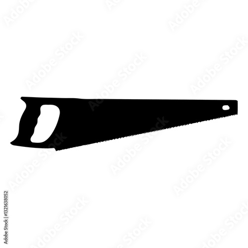 hand saw silhouette.eps