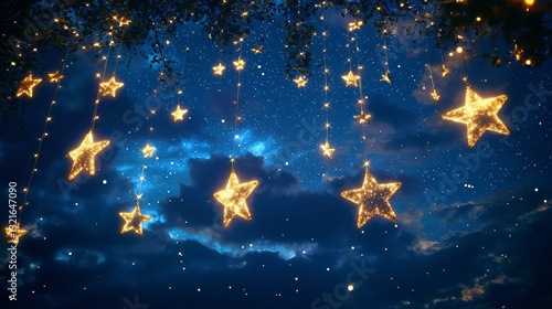 Midnight Star Garland