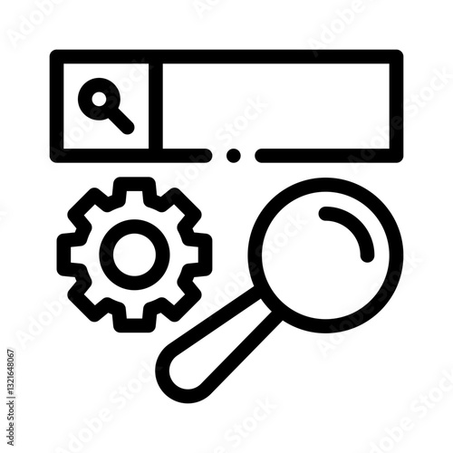 SEO line icon