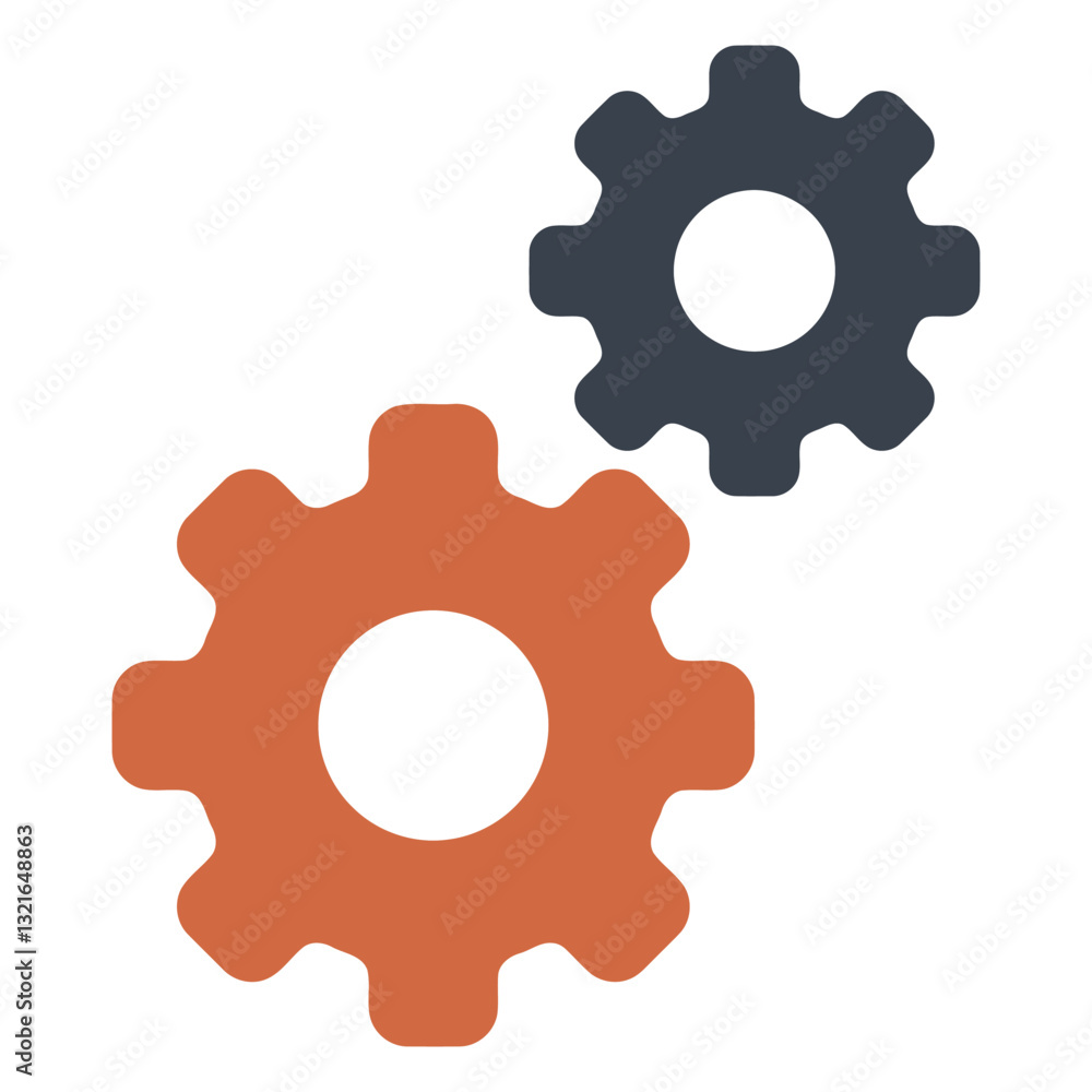 two gear icon.eps two gear icon.eps