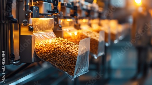 Automated Cereal Bagging Process on a Modern Production Line