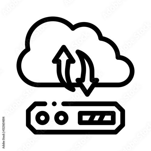 DNS line icon