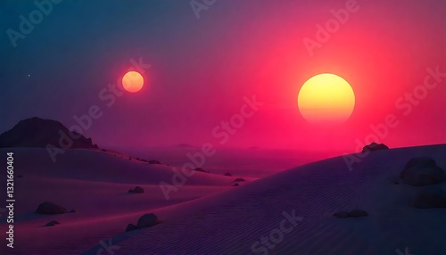 Neon Circles in Imaginative Worlds: The Art of the Future
