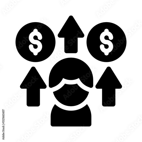 compensation glyph icon