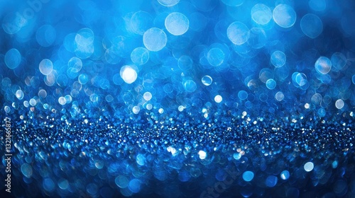 A bold royal blue background with subtle glowing highlights for added depth. 