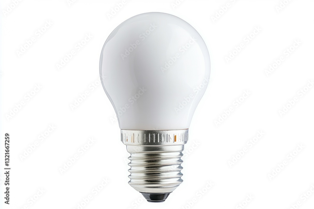 Led light bulb isolated on white background. Neural network AI generated Led light bulb isolated on white background. Neural network AI generated
