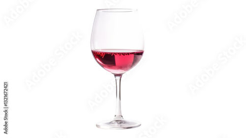 Wine Glass isolated on transparent background, Generative ai.	
