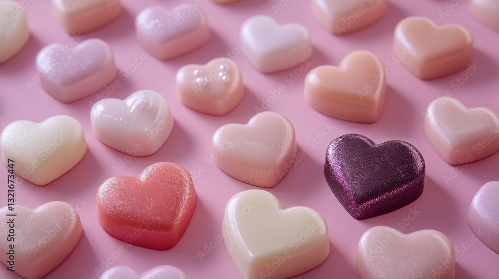 Heart-Shaped Candy Display Heart-Shaped Candy Display