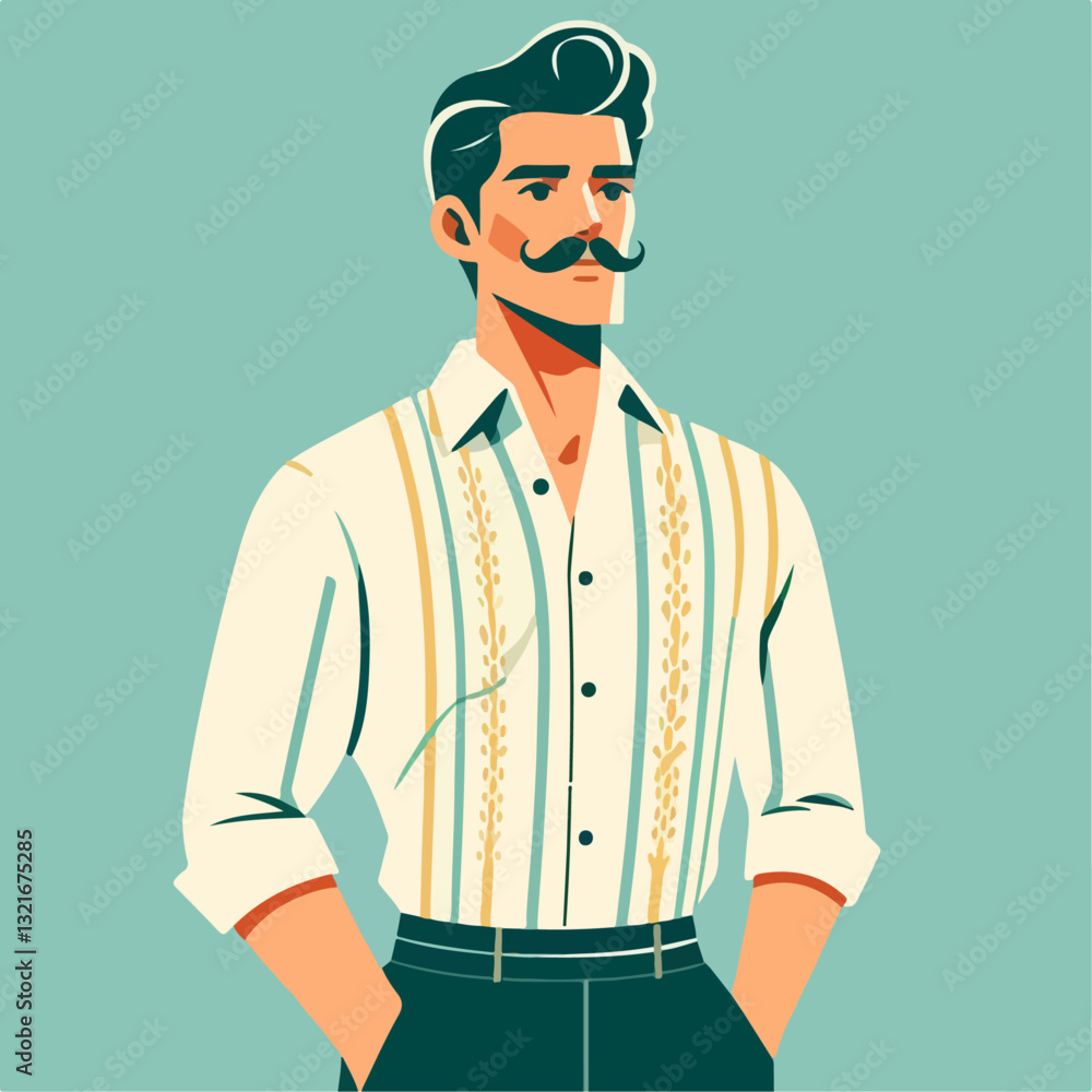 Fototapeta premium Mexican character illustration