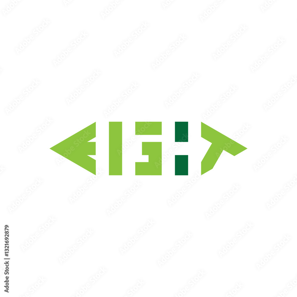 Fototapeta premium EIGHT letter logo design vector