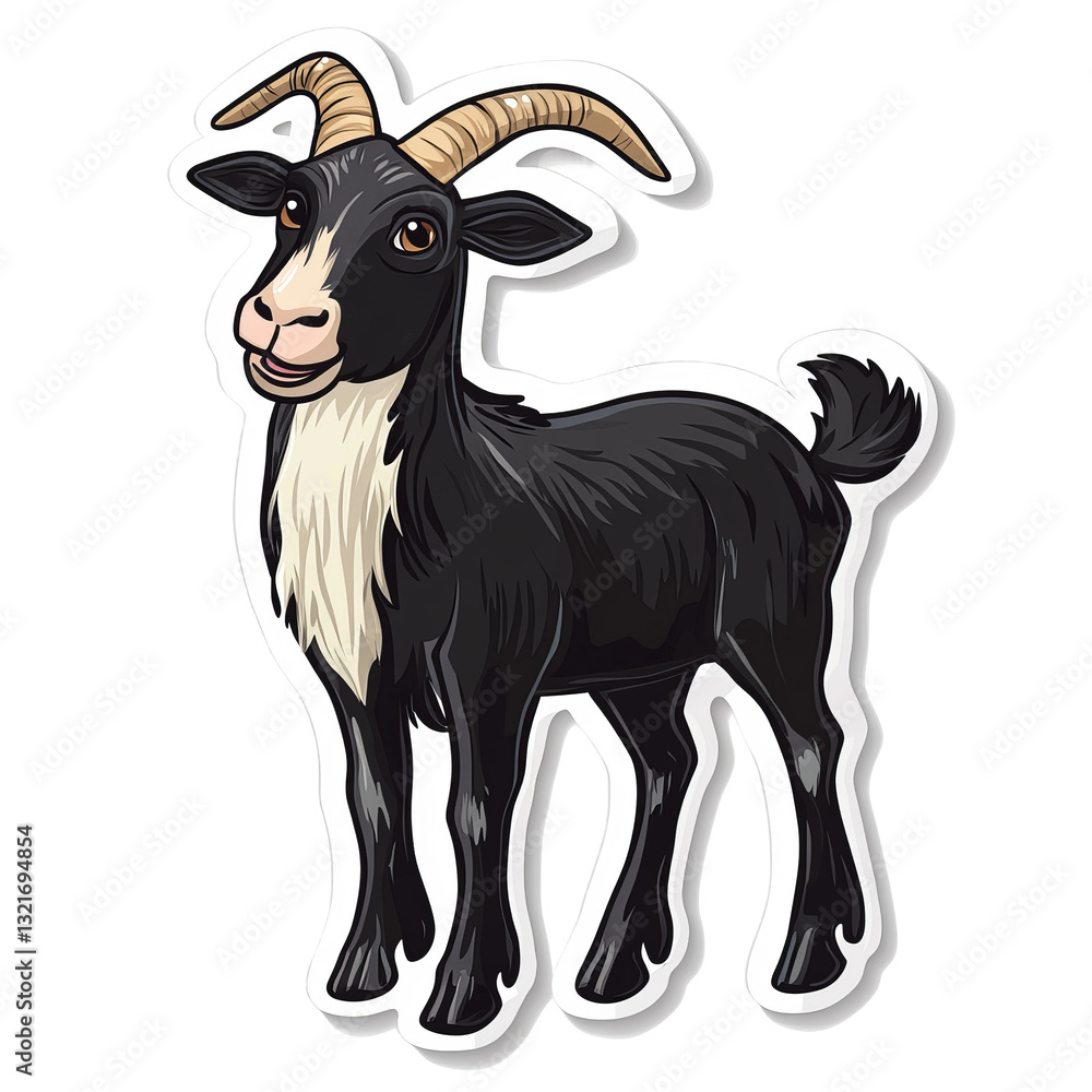 goat isolated on white background goat isolated on white background